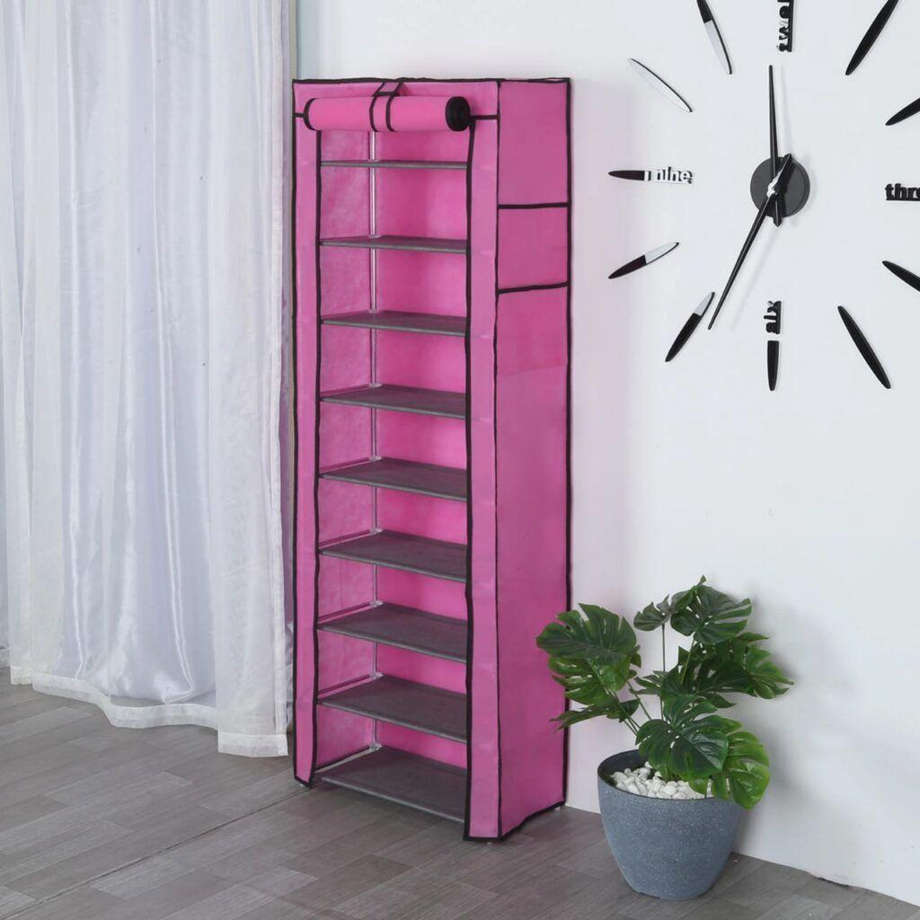 Zapatero Organizador Hogar 9 Niveles Rosado-1