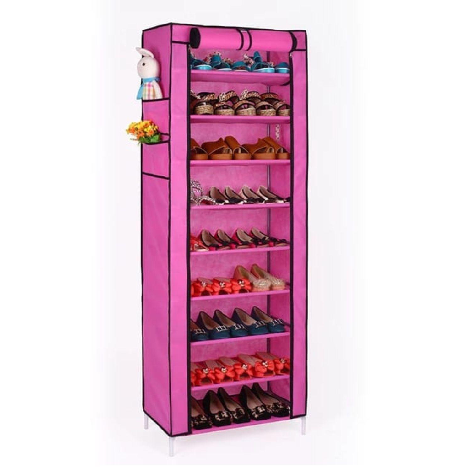 Zapatero Organizador Hogar 9 Niveles Rosado-0