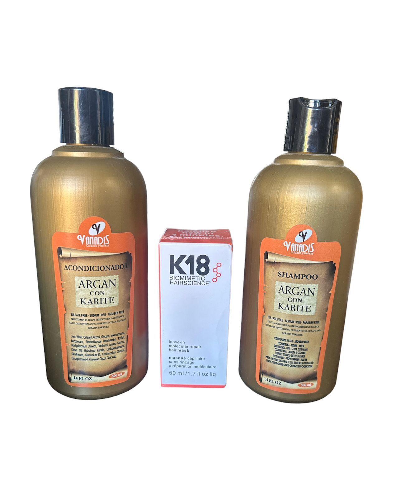 K18 50ml + PACK ARGAN KARITE  500cc-0