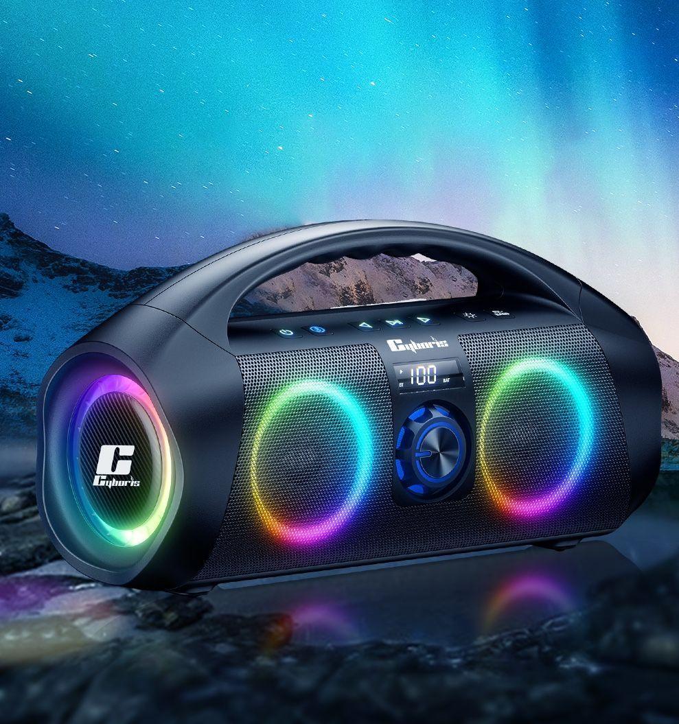 Parlante Karaoke Bluetooth Cyboris F29 120W-3