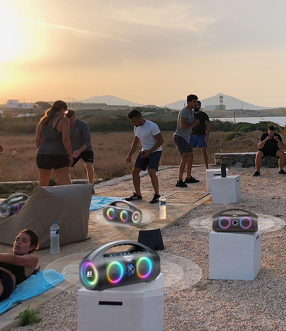 Parlante Karaoke Bluetooth Cyboris F29 120W-7