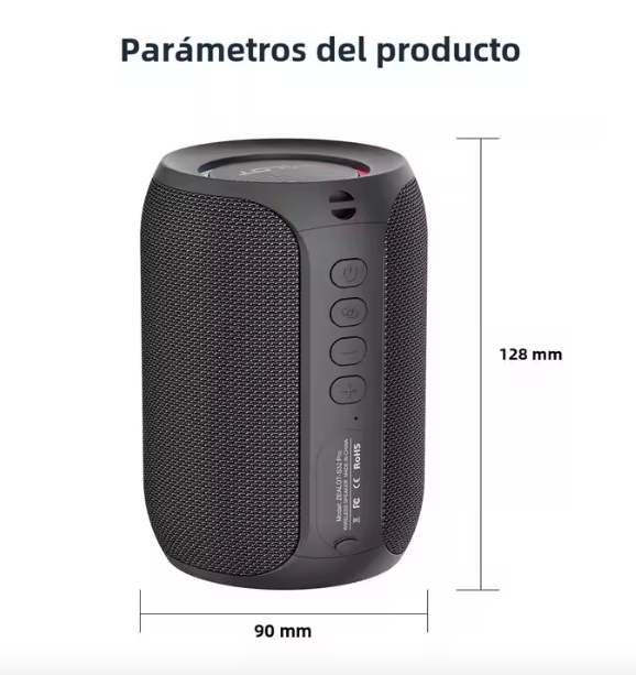 Parlante Bluetooth Zealot S32 Pro Sonido Potente y Compacto-7