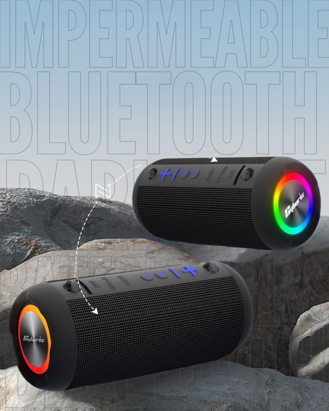 Parlante Bluetooth Cyboris S9 - 30W-4