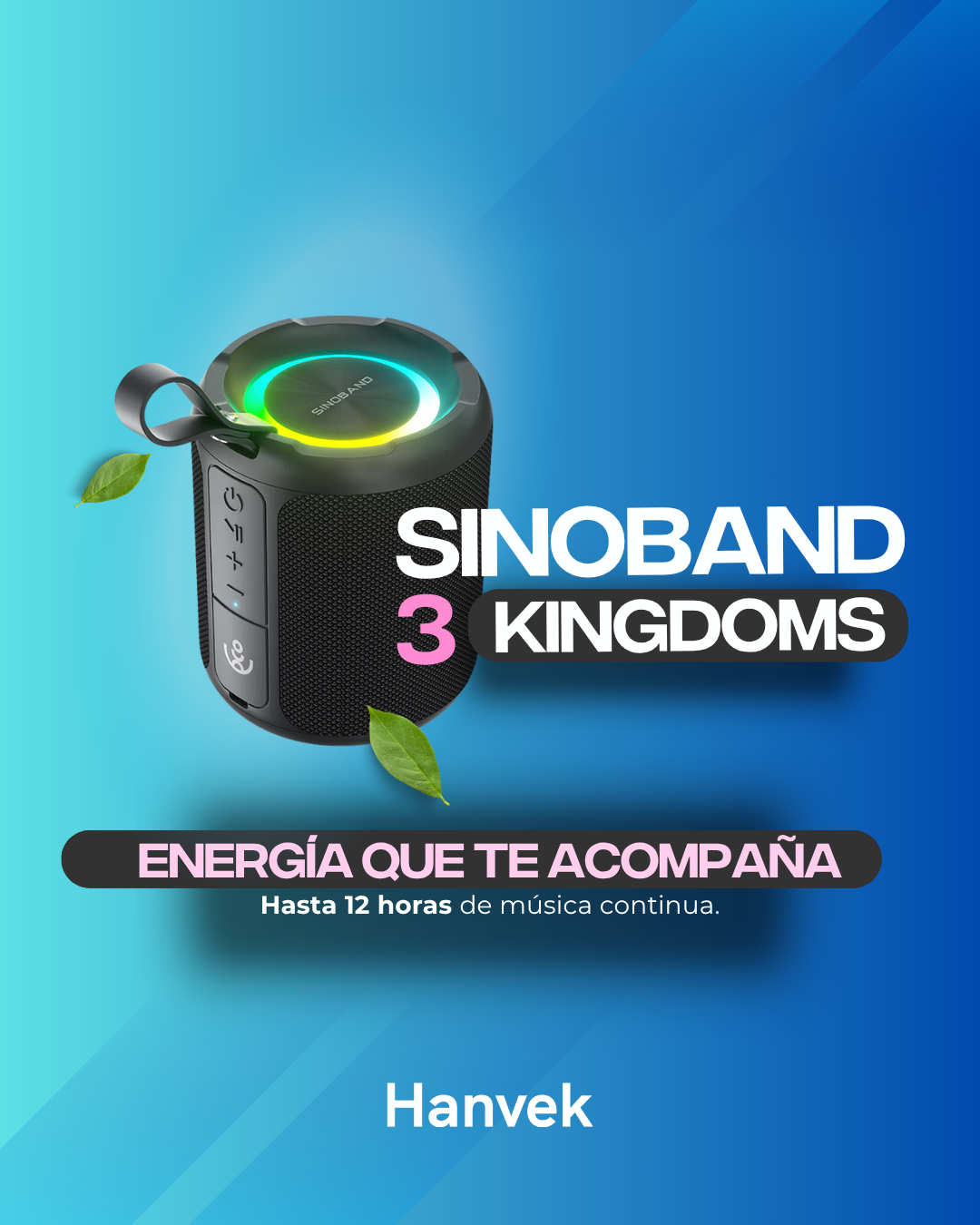 Parlante Bluetooth Sinoband 3 Kindoms-3
