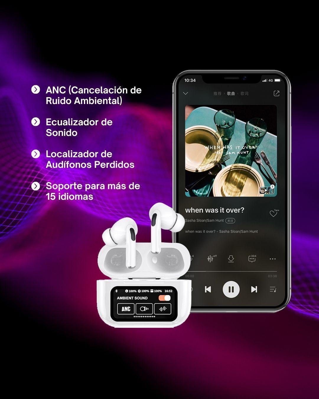 Aud fonos Bluetooth Hanvek A9 Pro-4