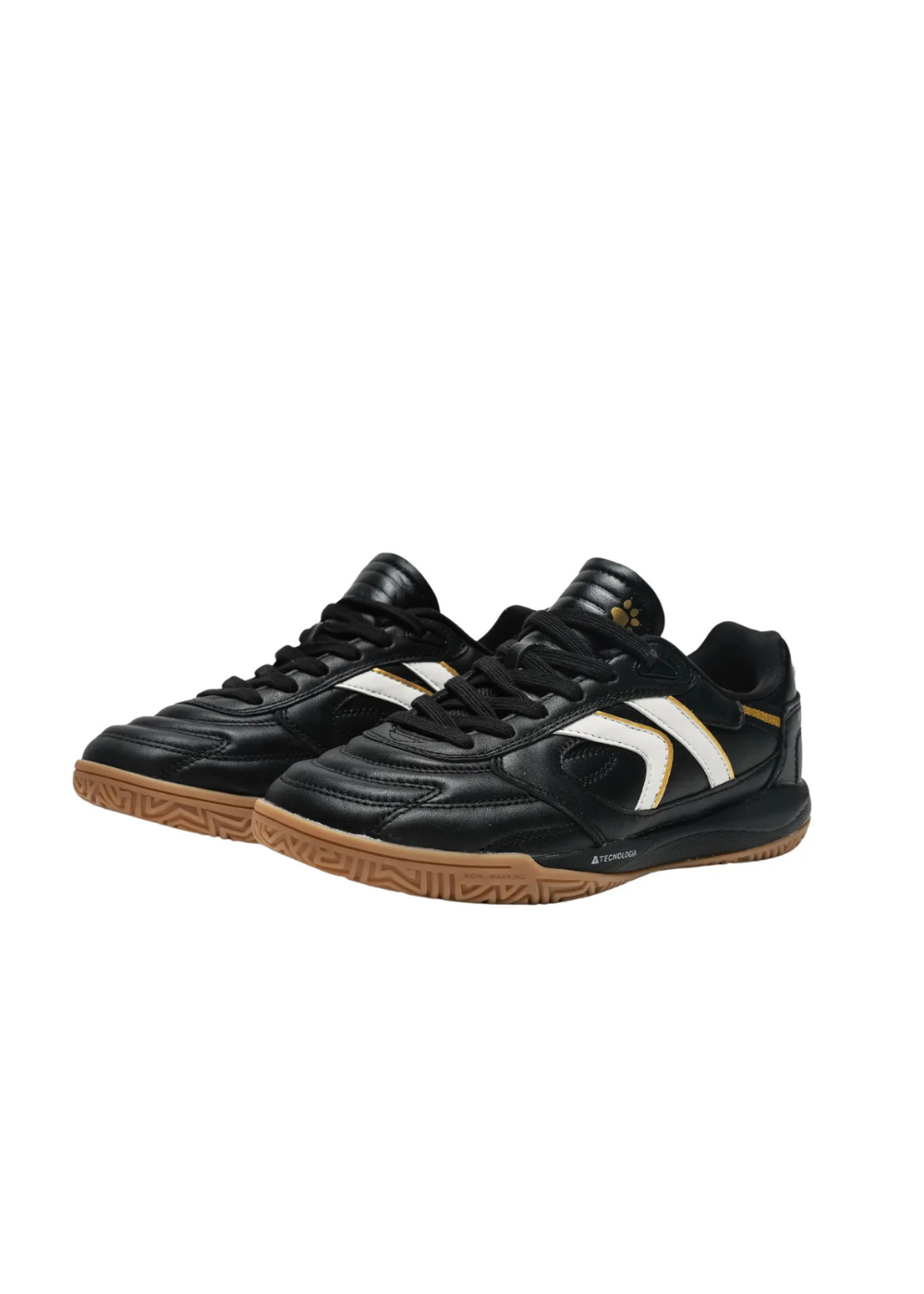 Zapatillas Futsal Negras de Cuero Modelo Bravo - Kelme -3