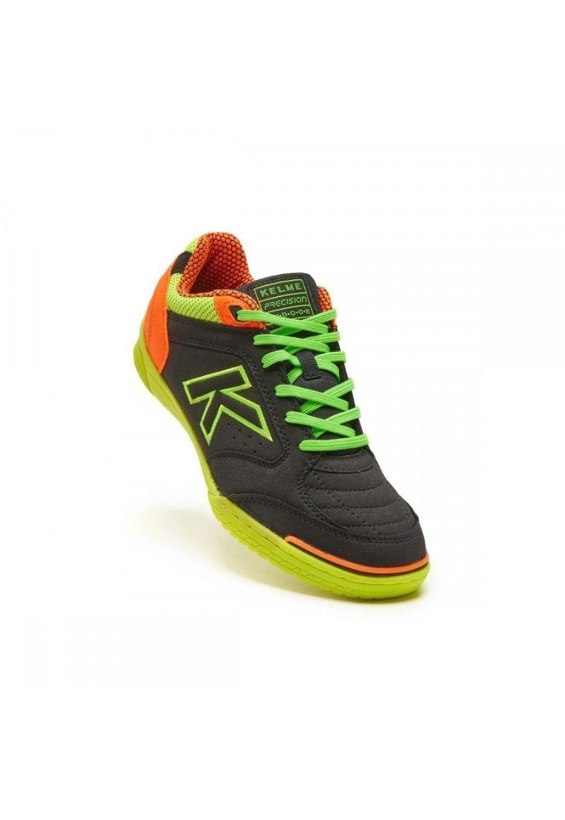 Zapatillas Futsal Precision Negro Lima Kelme-1