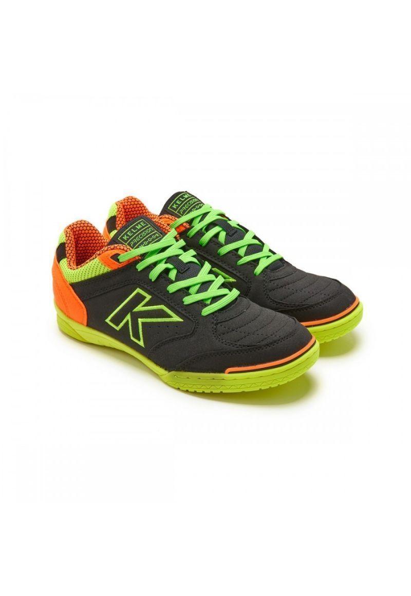 Zapatillas Futsal Precision Negro Lima Kelme-2