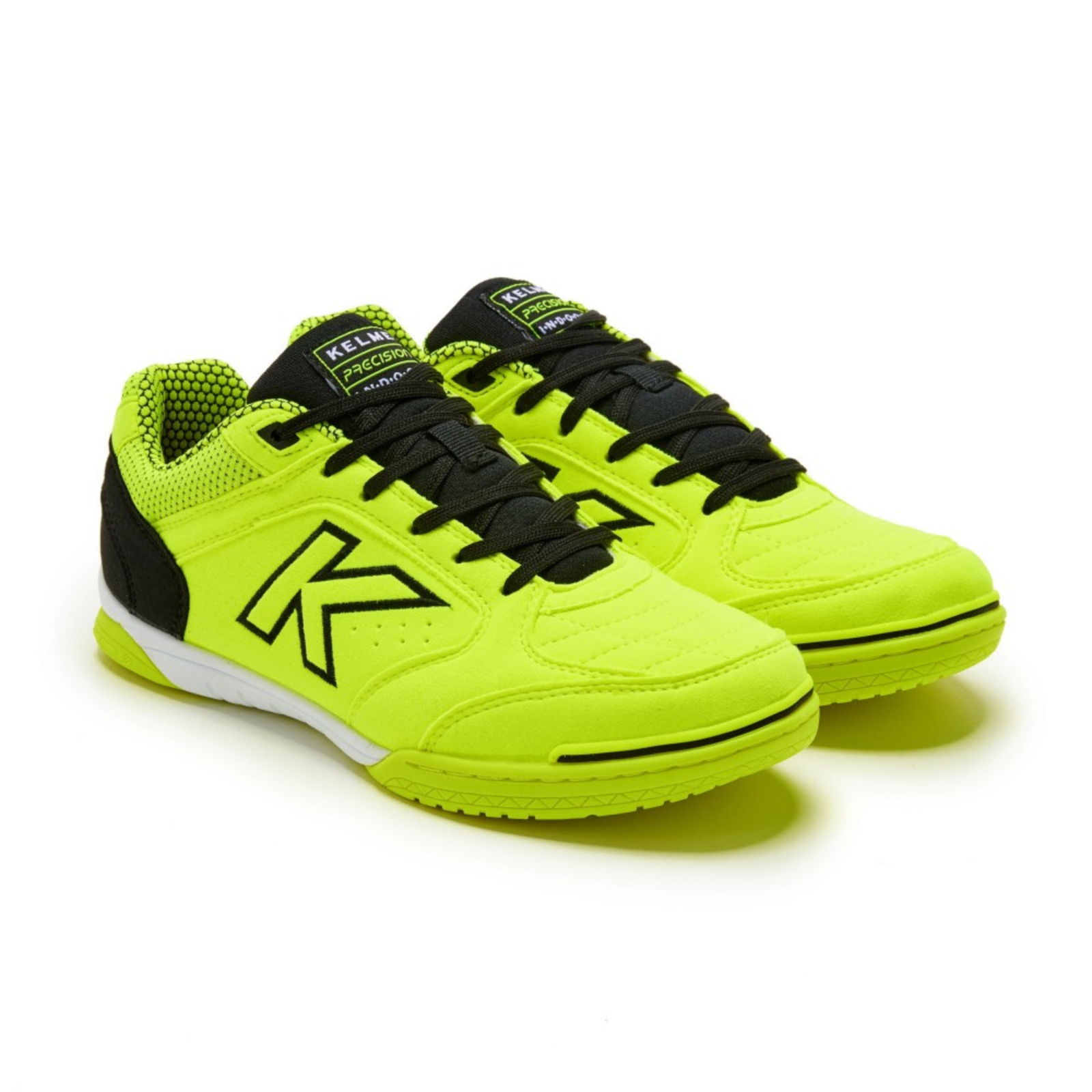 Zapatillas Futsal Precision Lima y Negro Kelme-2