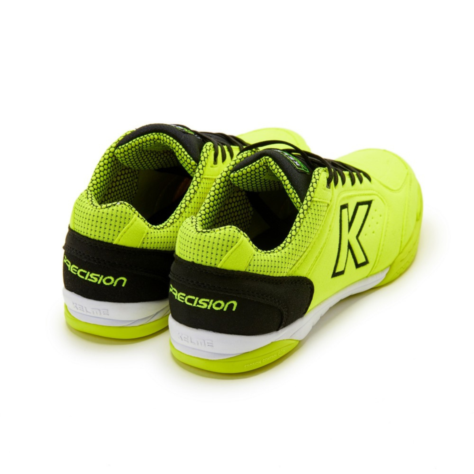 Zapatillas Futsal Precision Lima y Negro Kelme-3