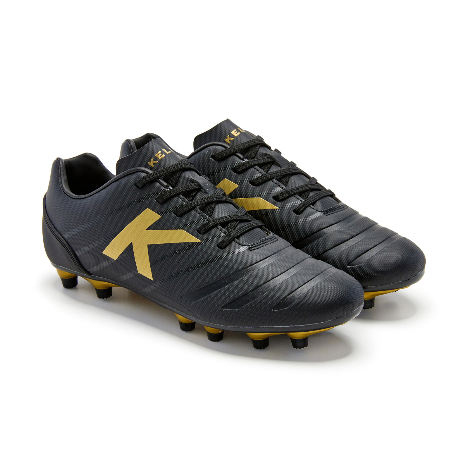 Zapatos de Fútbol Neo FG Negro Oro Kelme-2