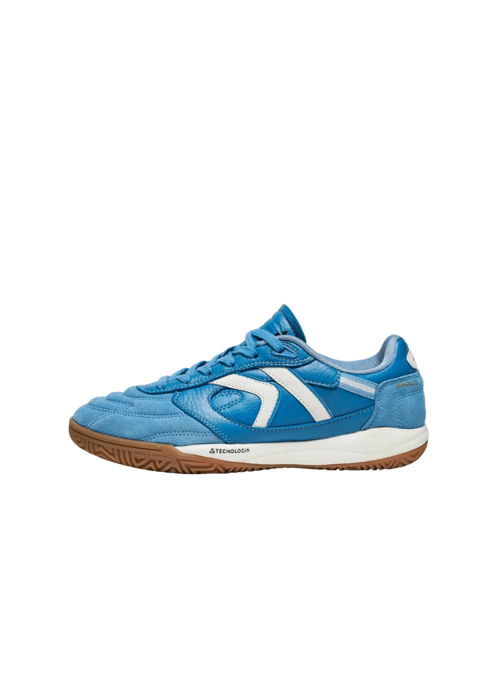 Zapatillas Futsal de Cuero Color Azul Modelo Bravo Kelme-2