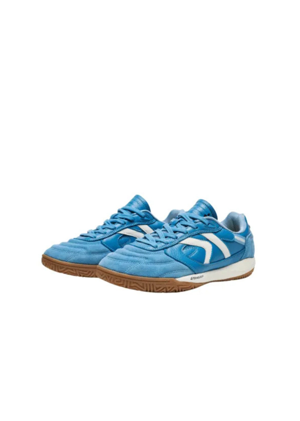 Zapatillas Futsal de Cuero Color Azul Modelo Bravo Kelme-3