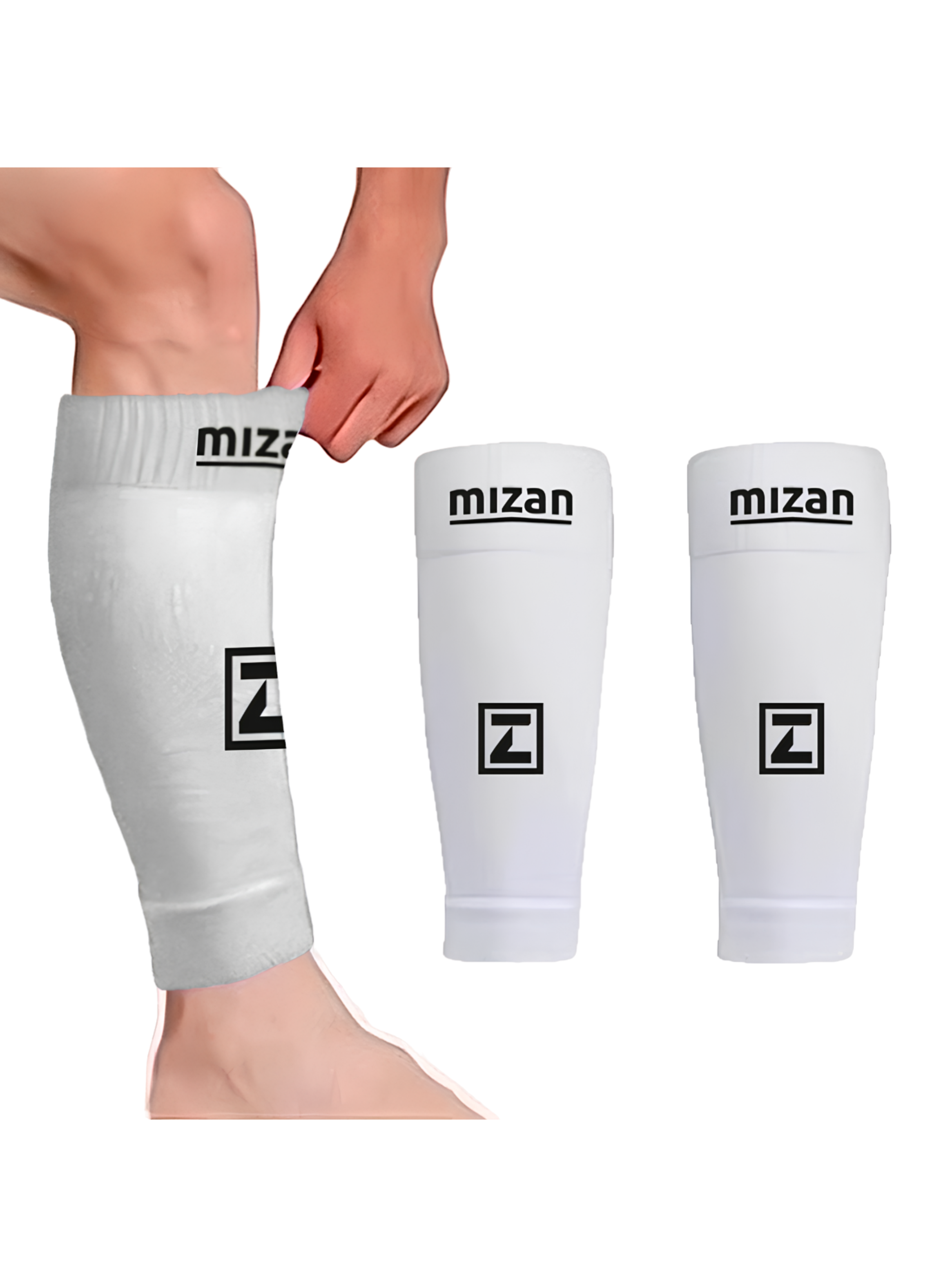 Medias De Fútbol Sin Pie Blanco-1