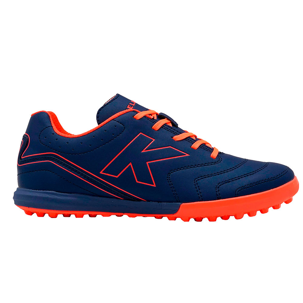   Zapatillas Futbolito Galáctico Turf Azul Naranja Kelme-0