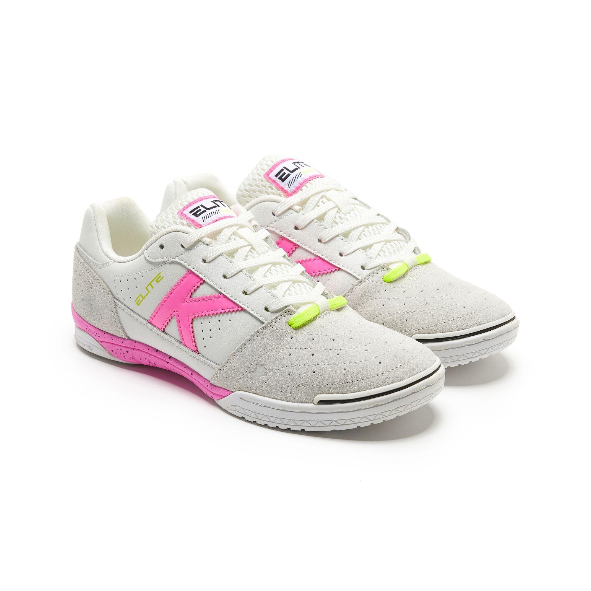 Zapatillas Futsal Elite Blanco Fucsia Kelme-2