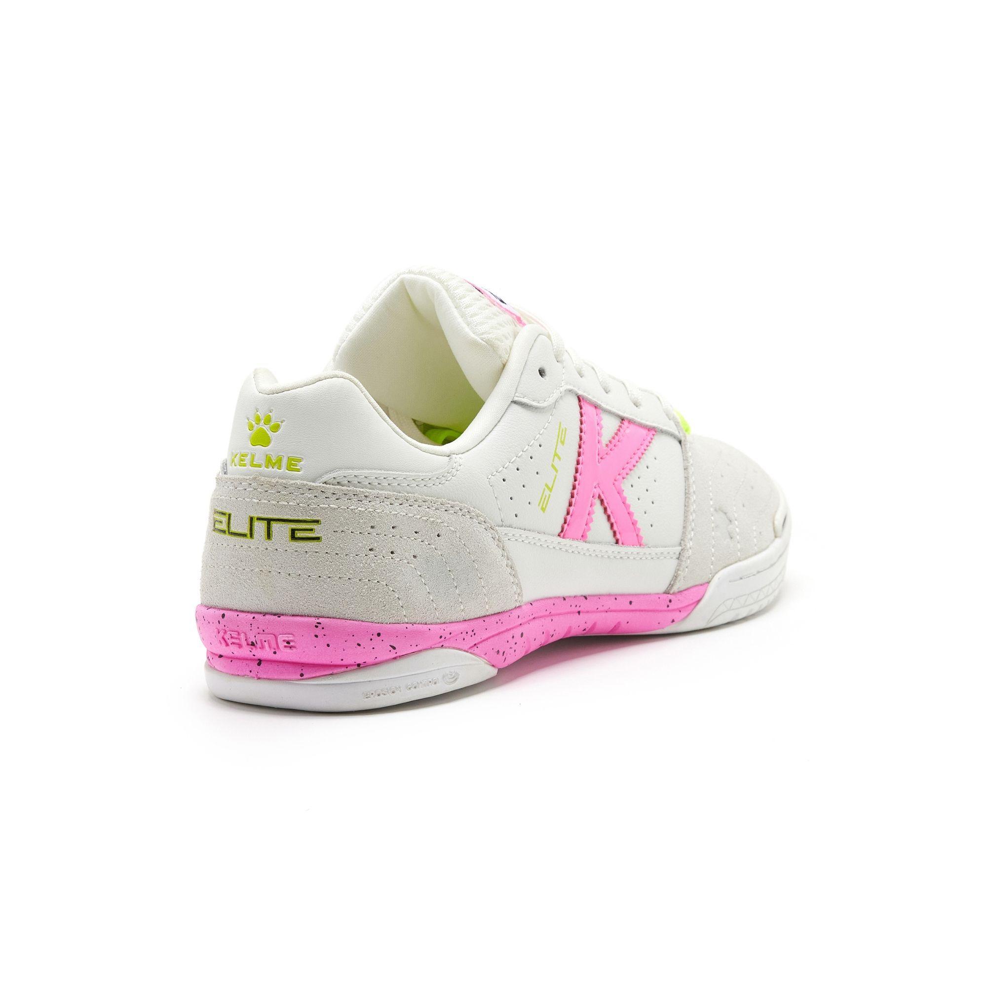 Zapatillas Futsal Elite Blanco Fucsia Kelme-3