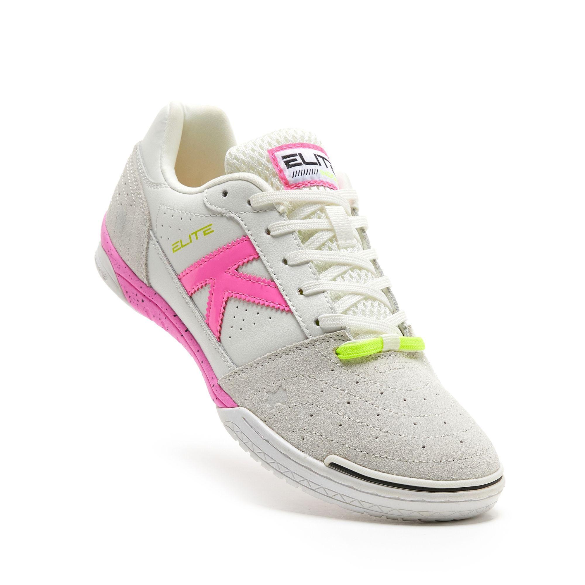 Zapatillas Futsal Elite Blanco Fucsia Kelme-1