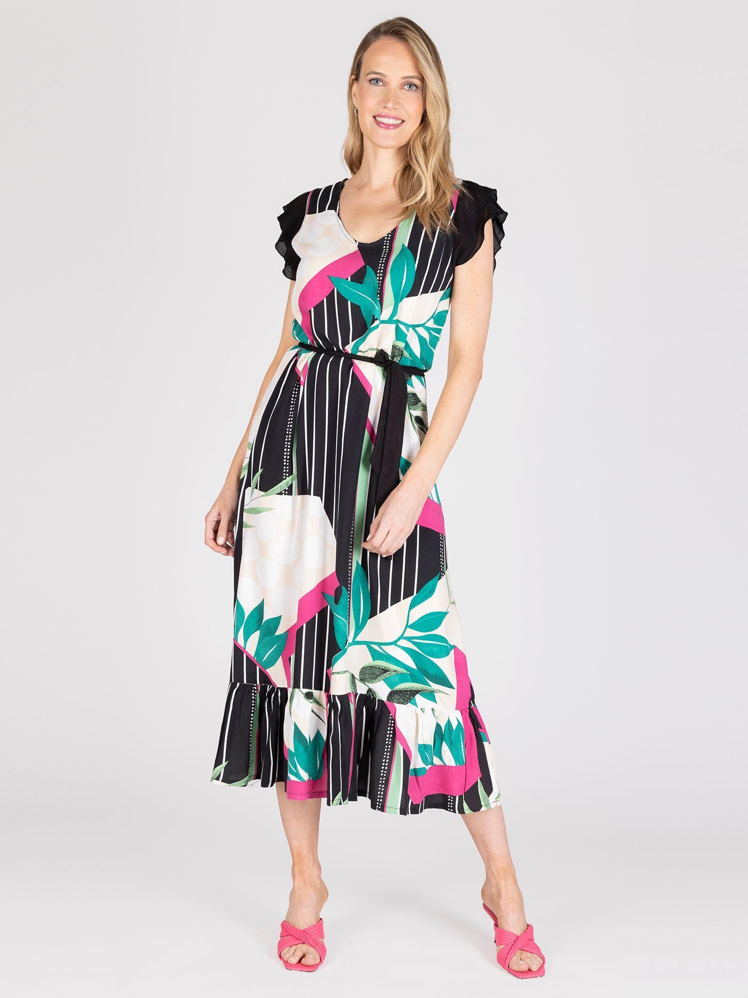 Vestido Violeta Negro -0