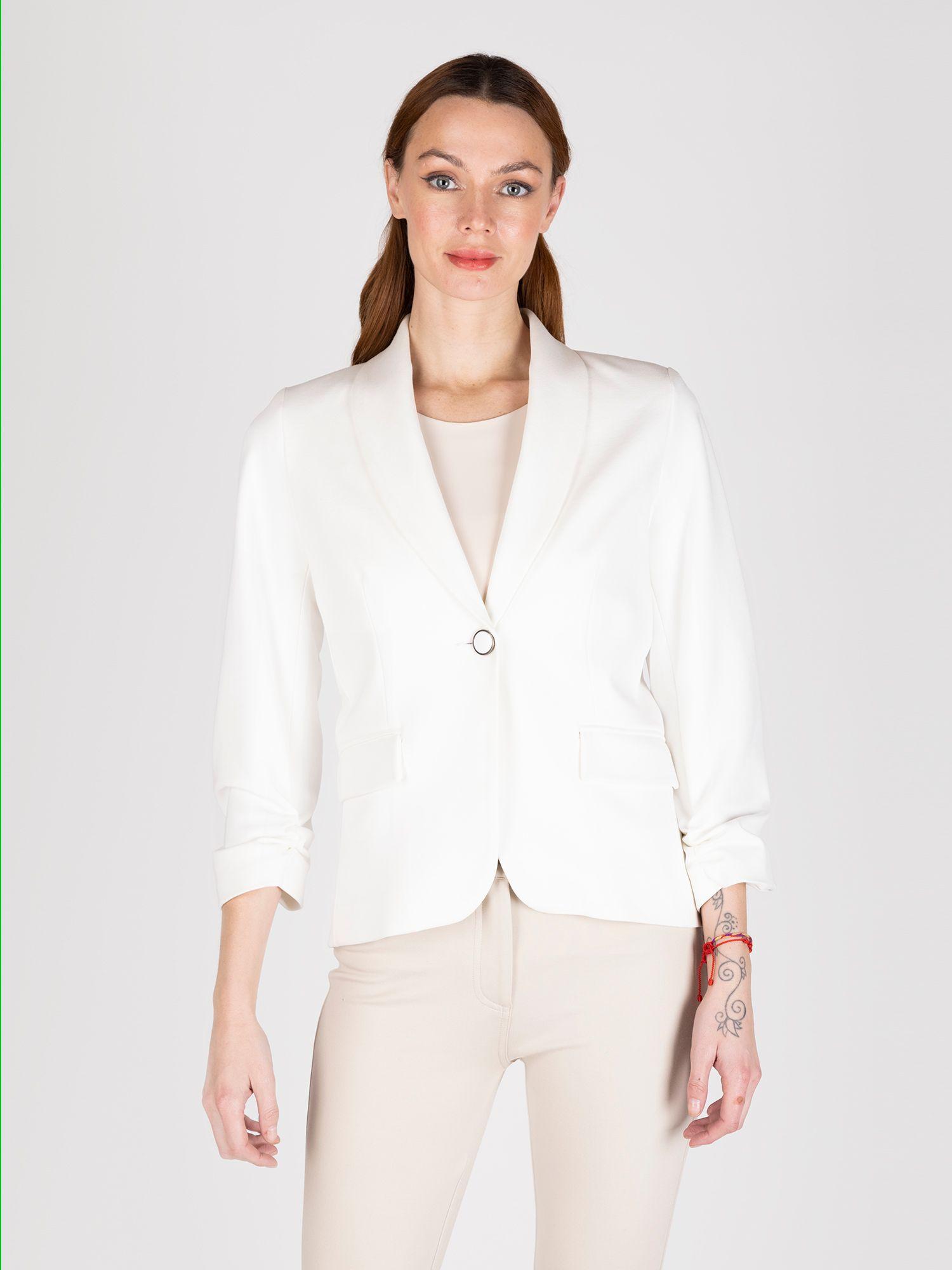 Chaqueta Blanca Ludovica-0