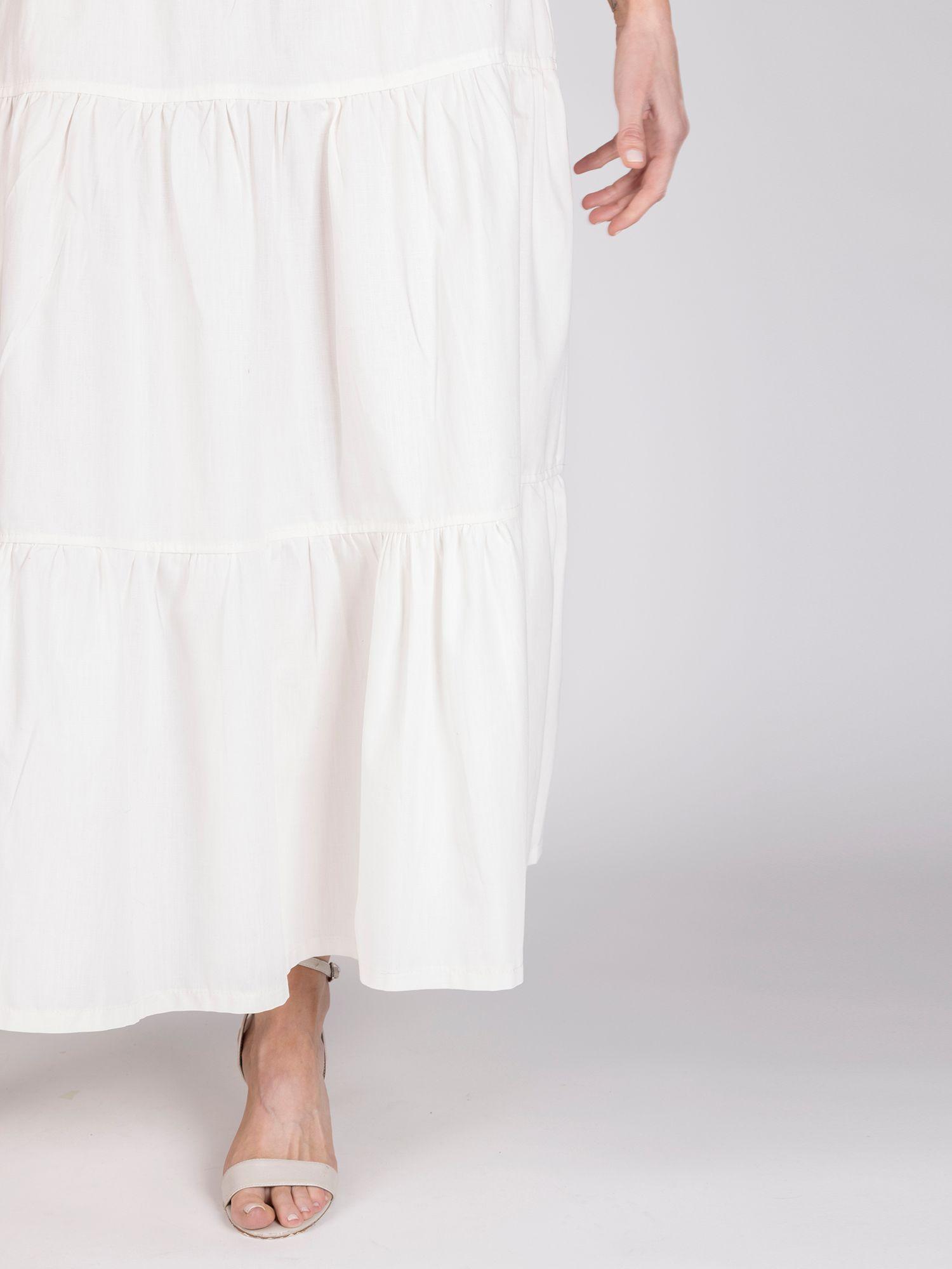 Falda Cosmos Blanco -2