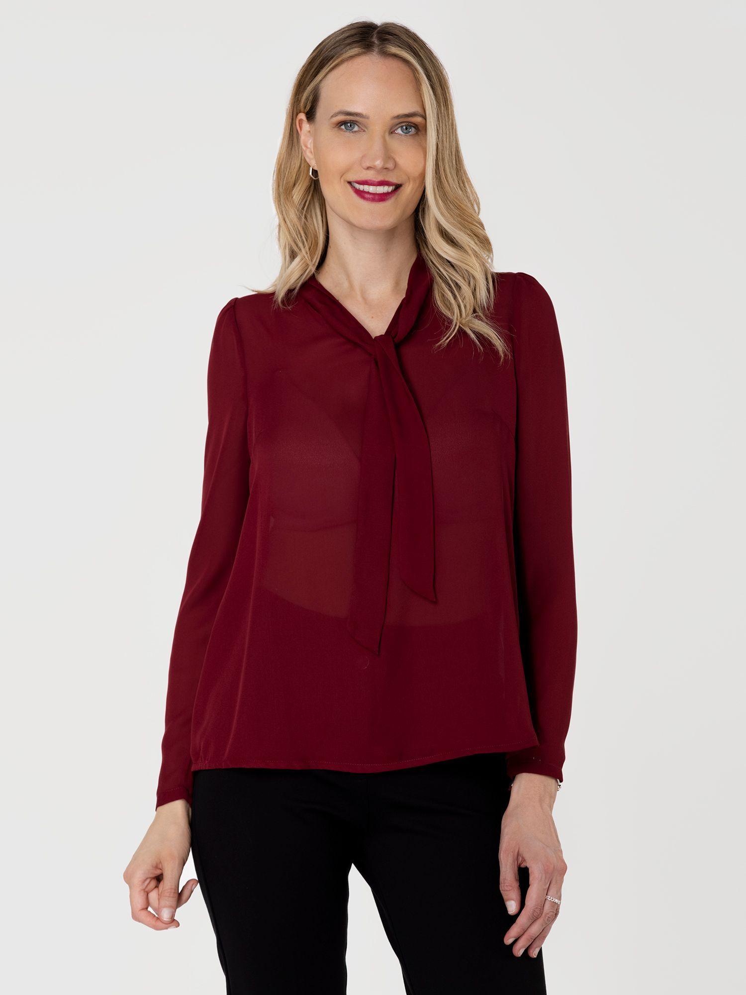 Blusa Dalia Guinda Ludovica-0