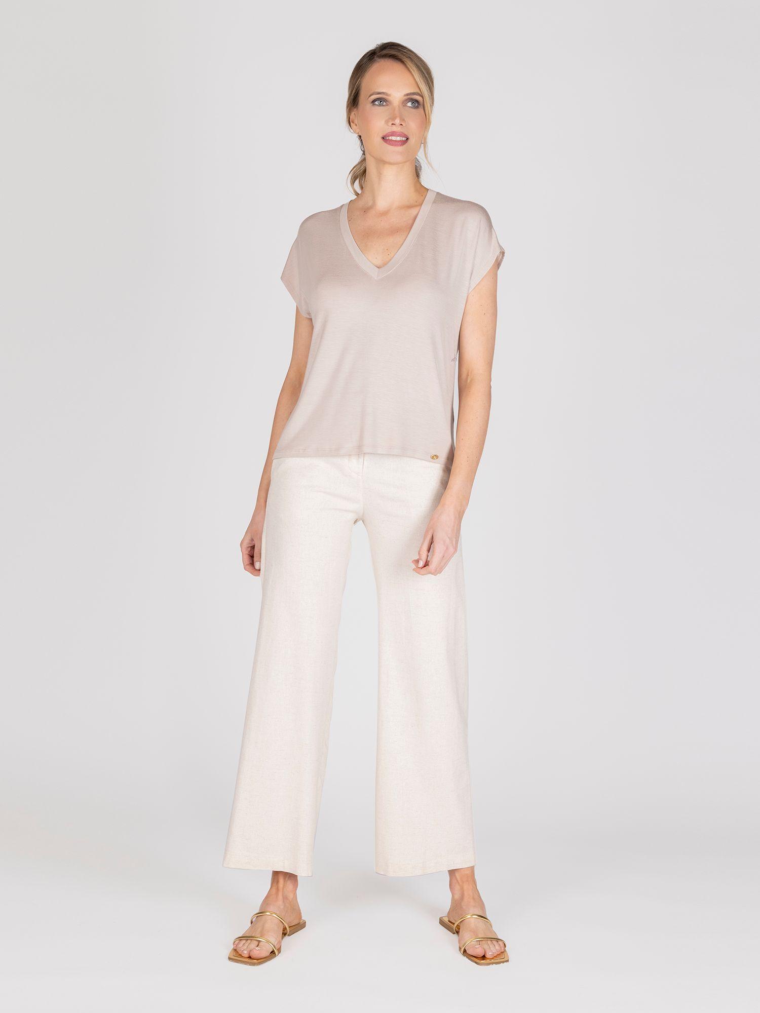 Polera Trébol Café -0