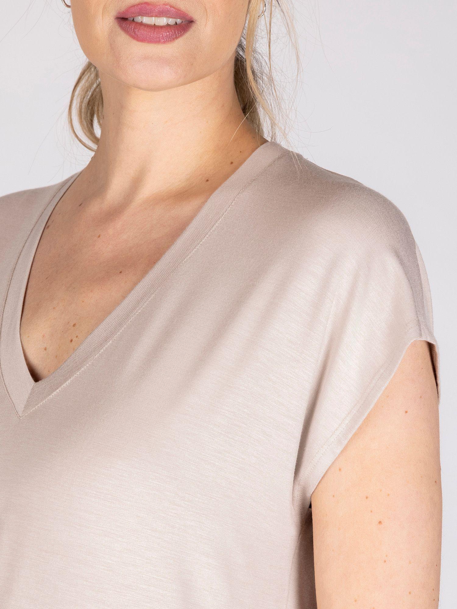 Polera Trébol Café -1