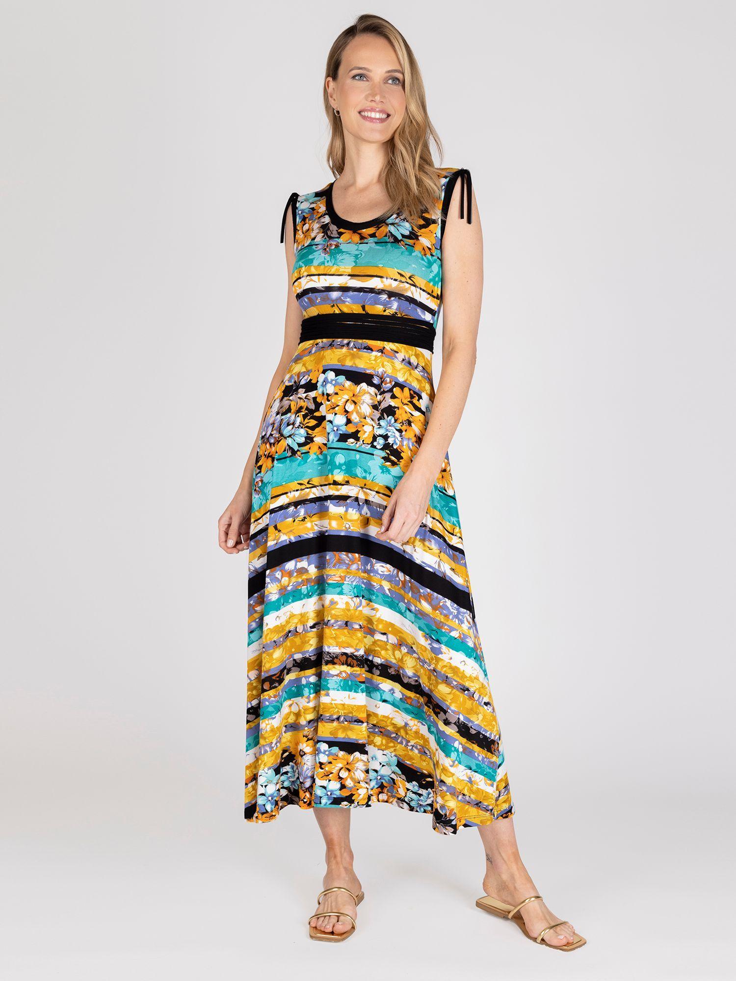 Vestido Lirio Turquesa -0