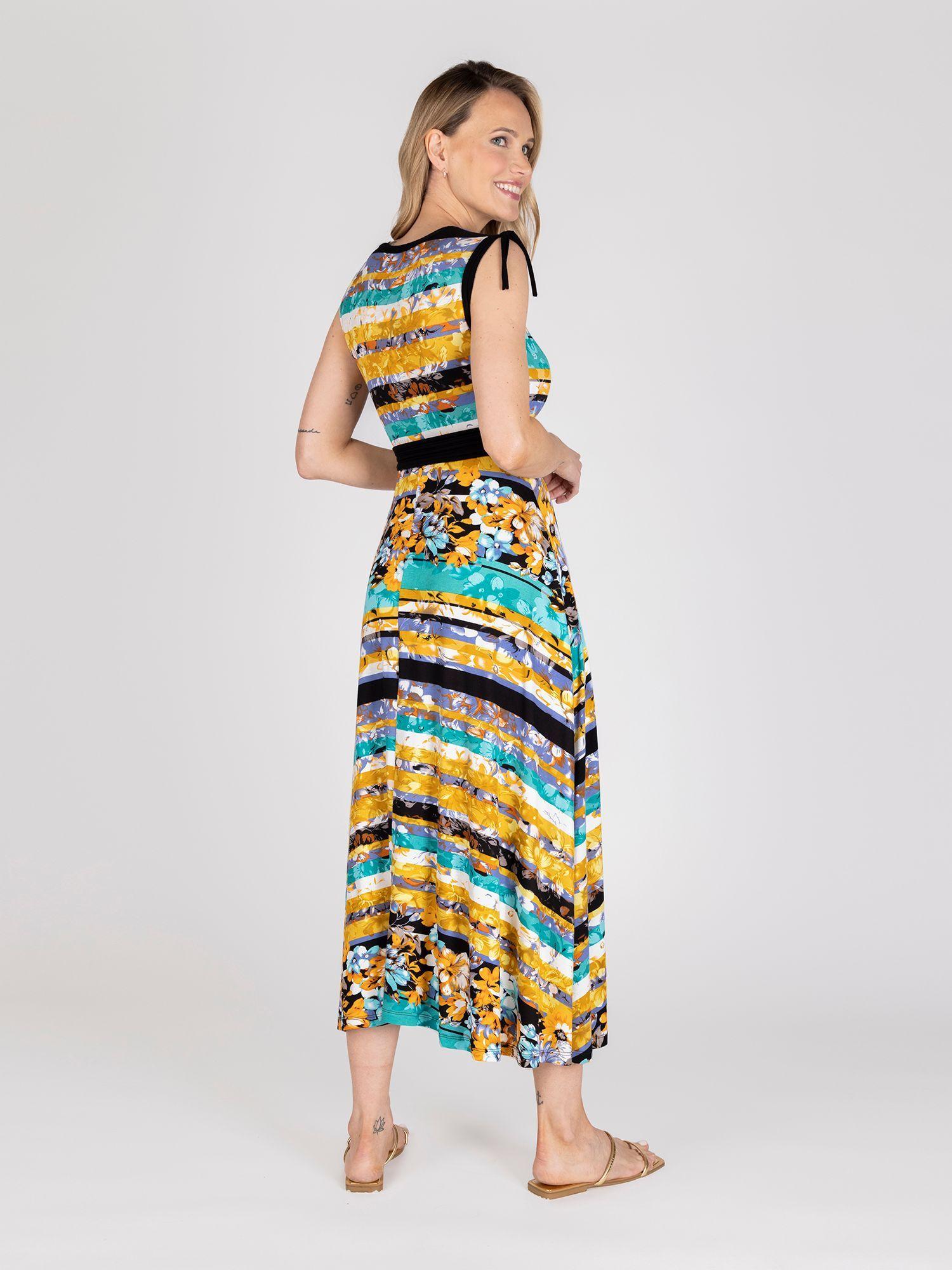 Vestido Lirio Turquesa -1