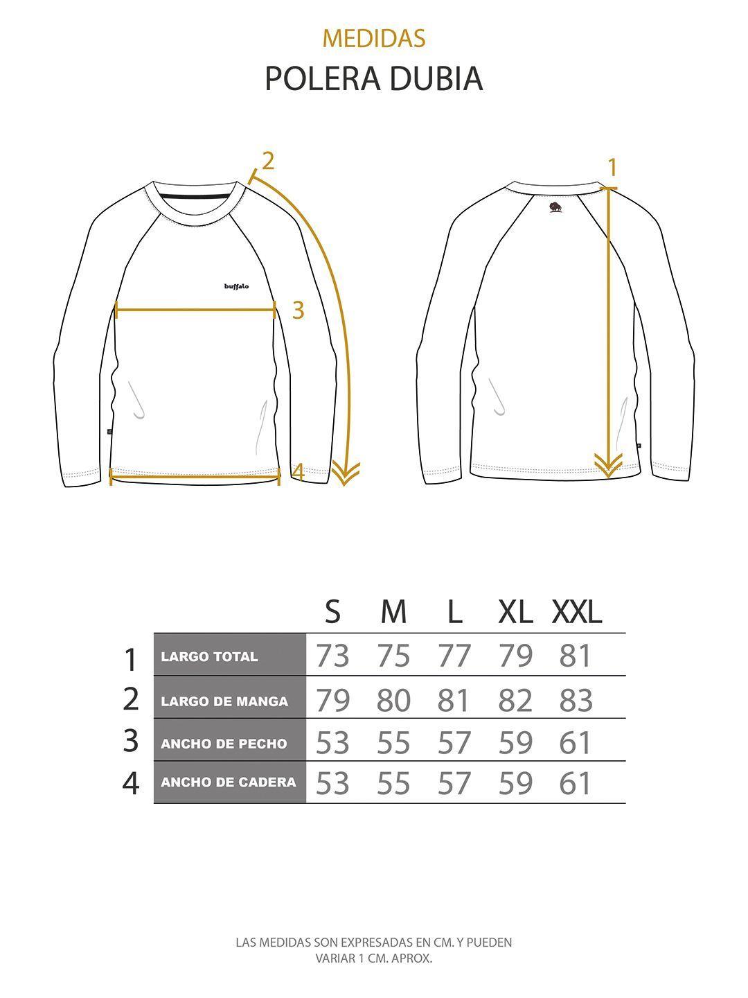 Polera Manga Larga Dubia Hombre Buffalo-4