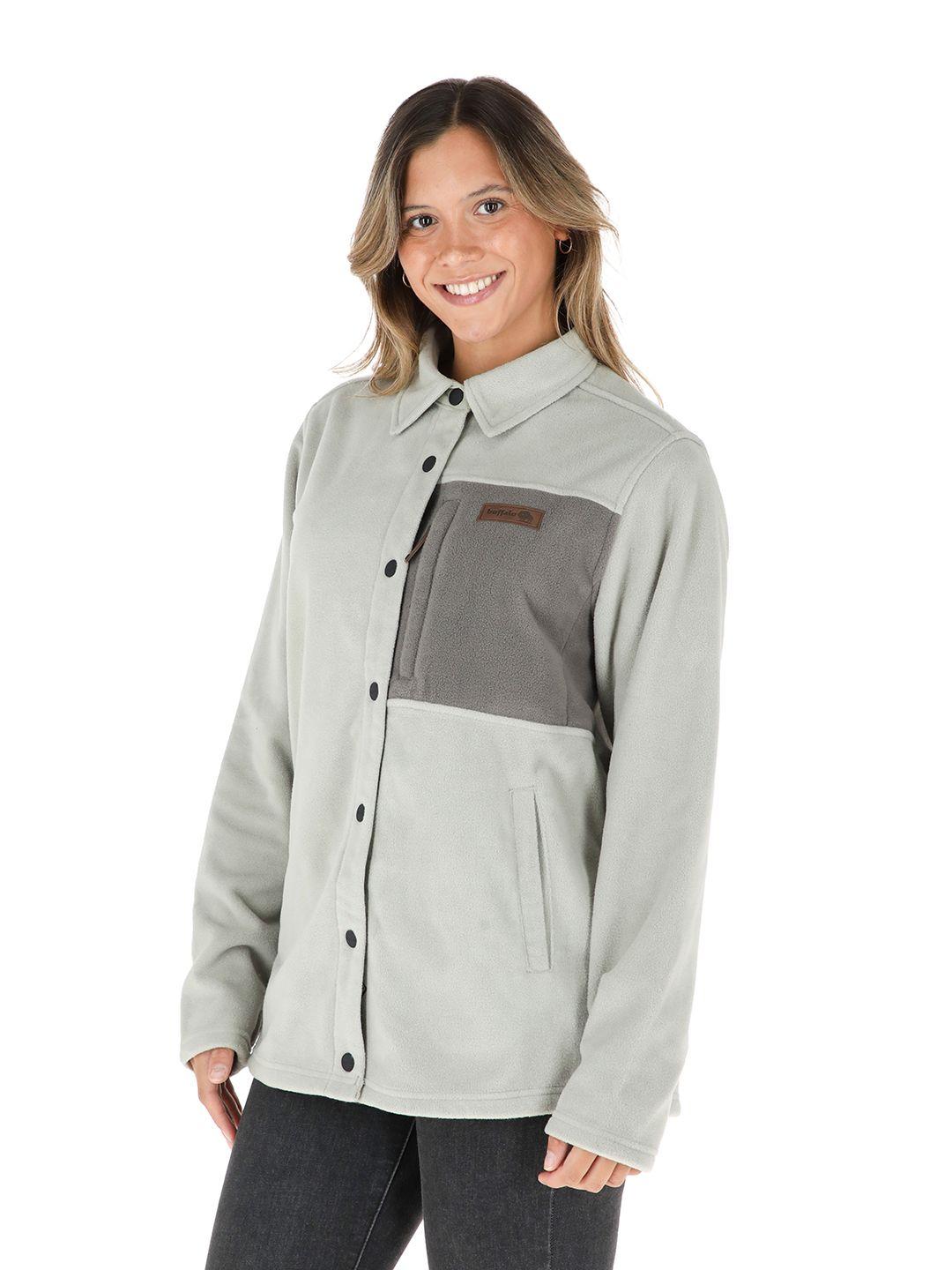Camisa Budi Gris Claro Mujer-0