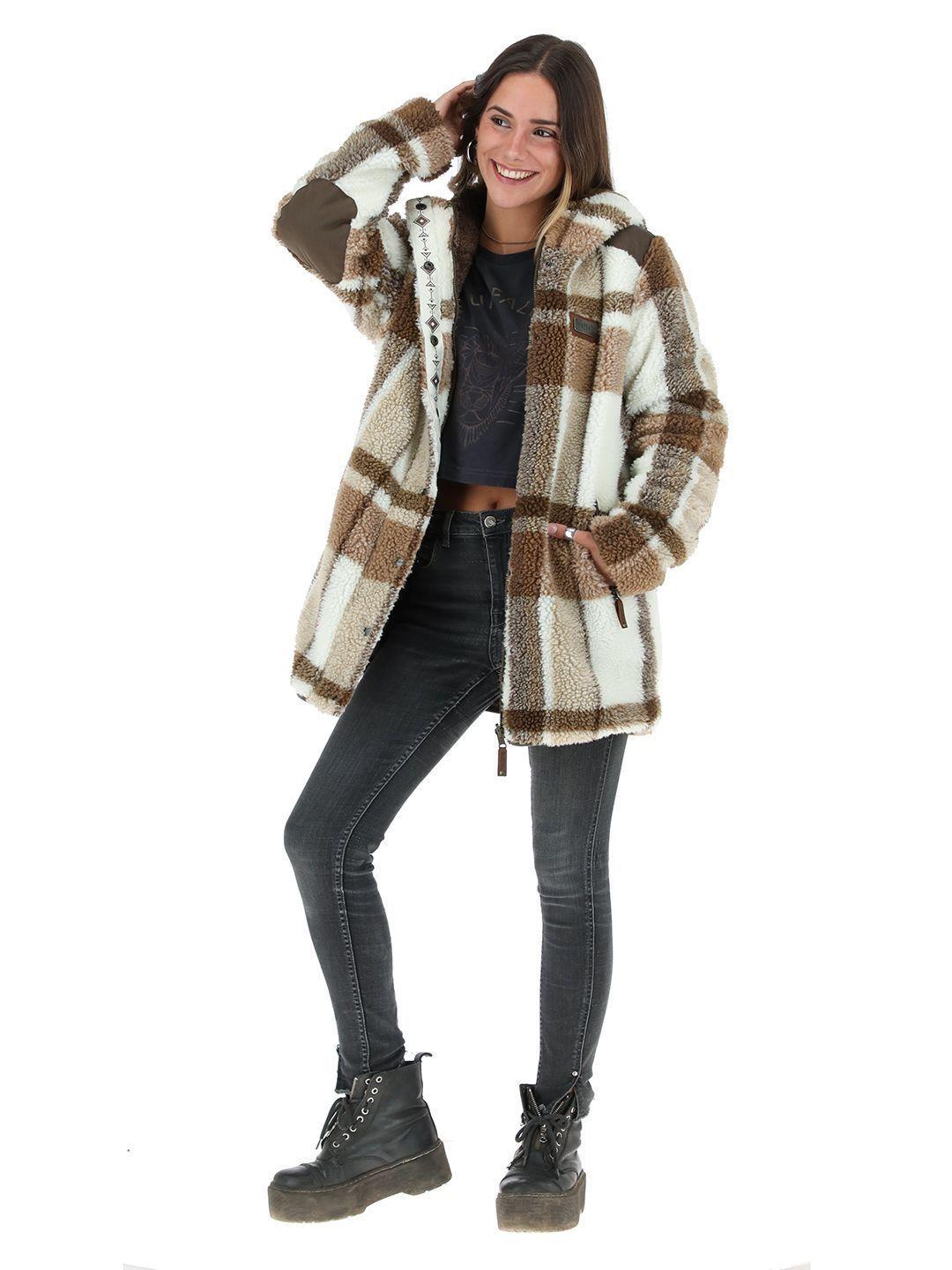 Chaqueta Reversible Chipodos Print Mujer Buffalo-1