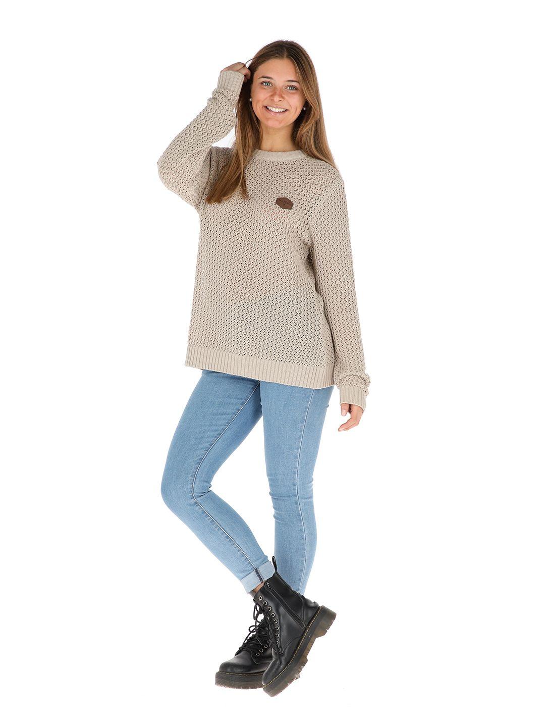 Chaleco Isluga Beige Mujer-1