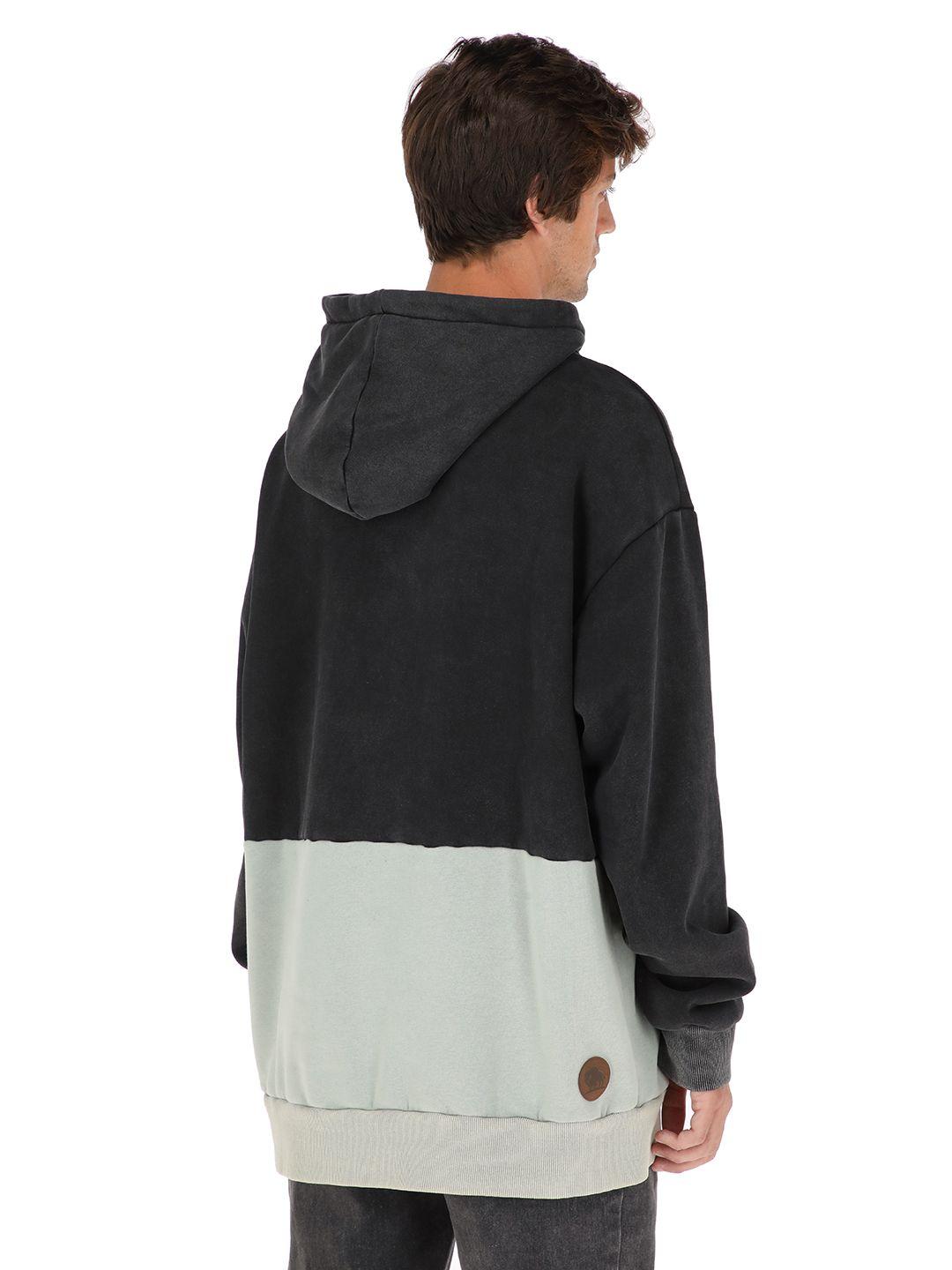 Poleron Fusca Negro Hombre-2