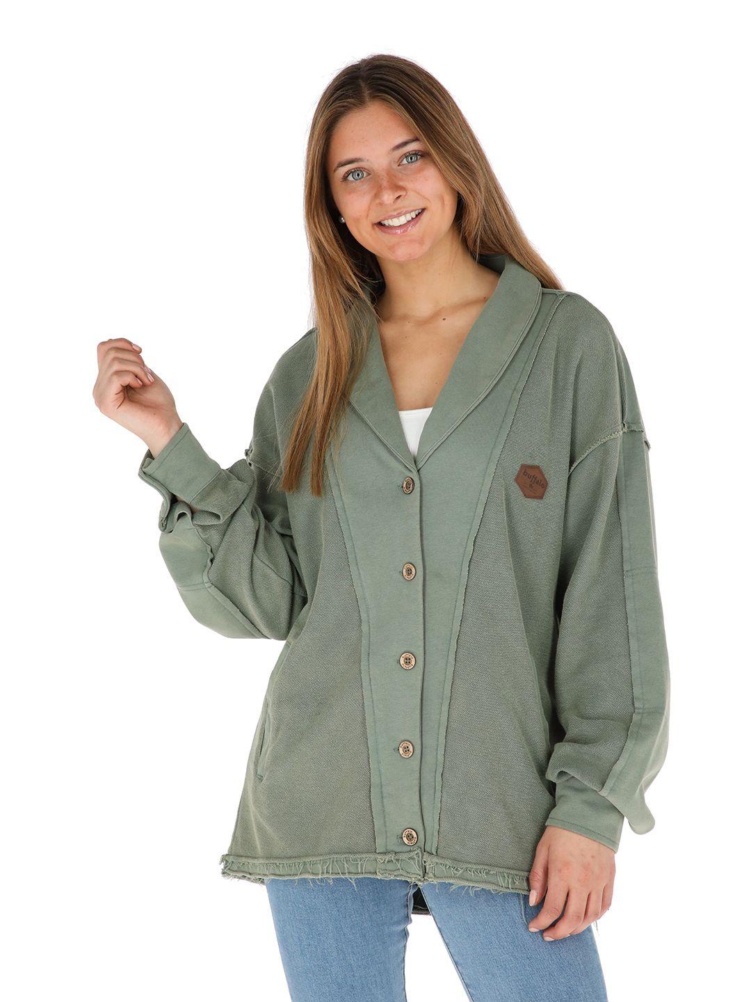 Poleron Lascar Verde Mujer-0