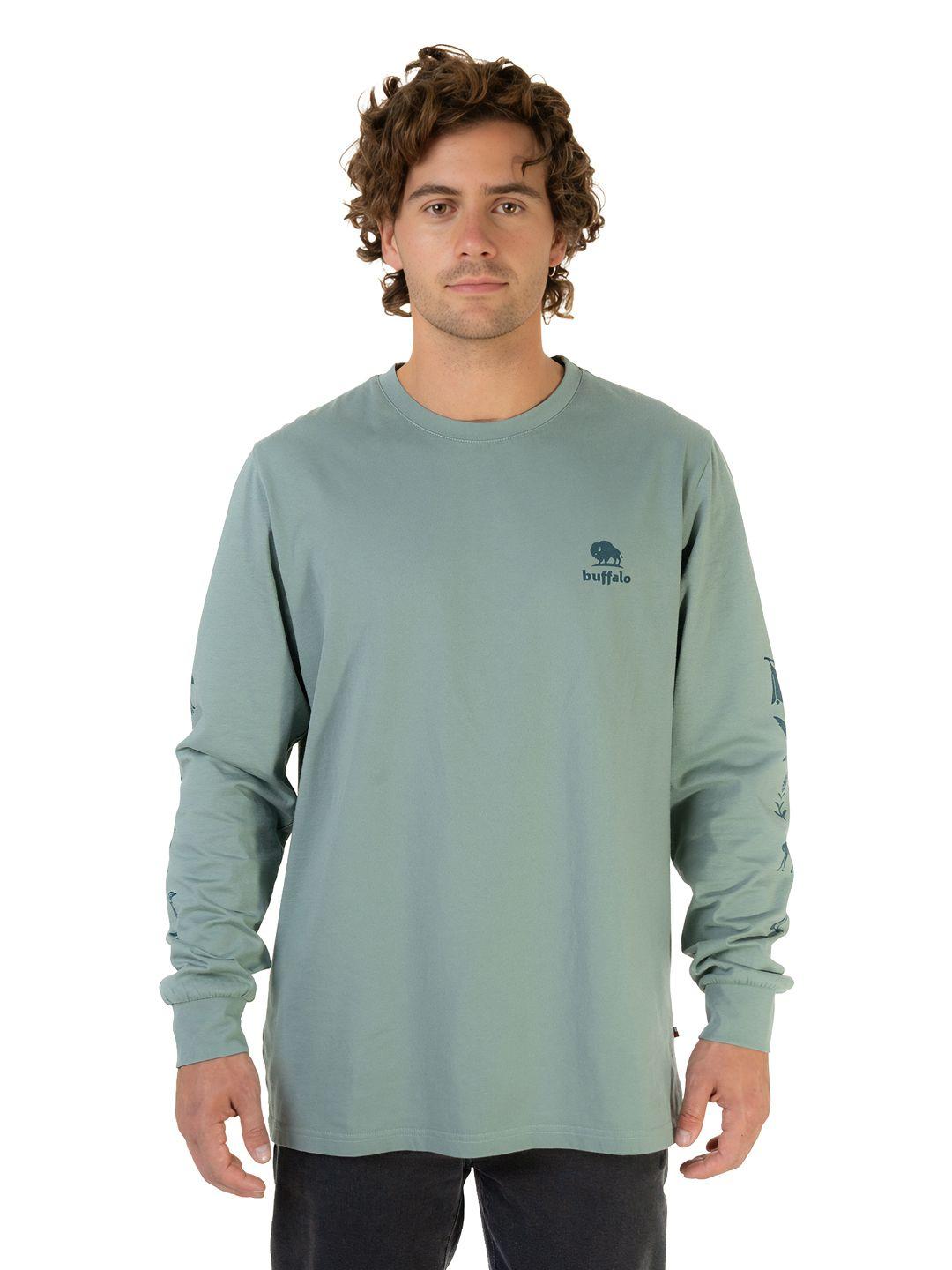 Polera Manga Larga Tierra Sur Hombre Buffalo-0