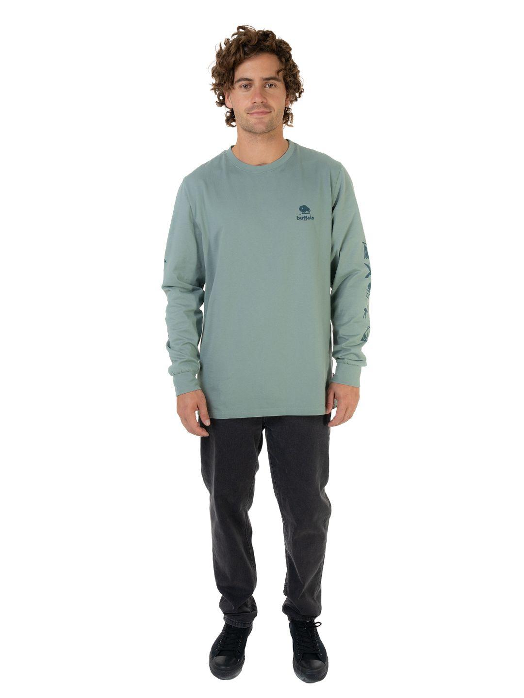 Polera Manga Larga Tierra Sur Hombre Buffalo-1