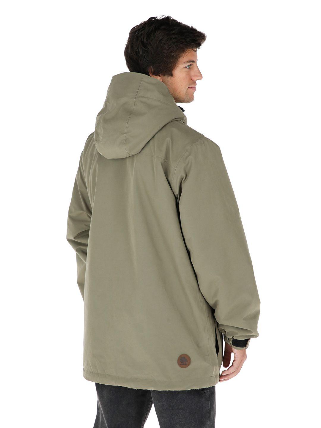 Chaqueta Tepu Verde - Negro Jaspeado Hombre-2