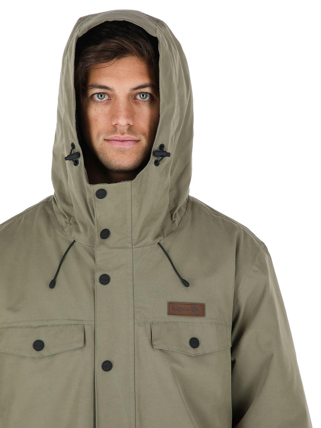 Chaqueta Tepu Verde - Negro Jaspeado Hombre-3