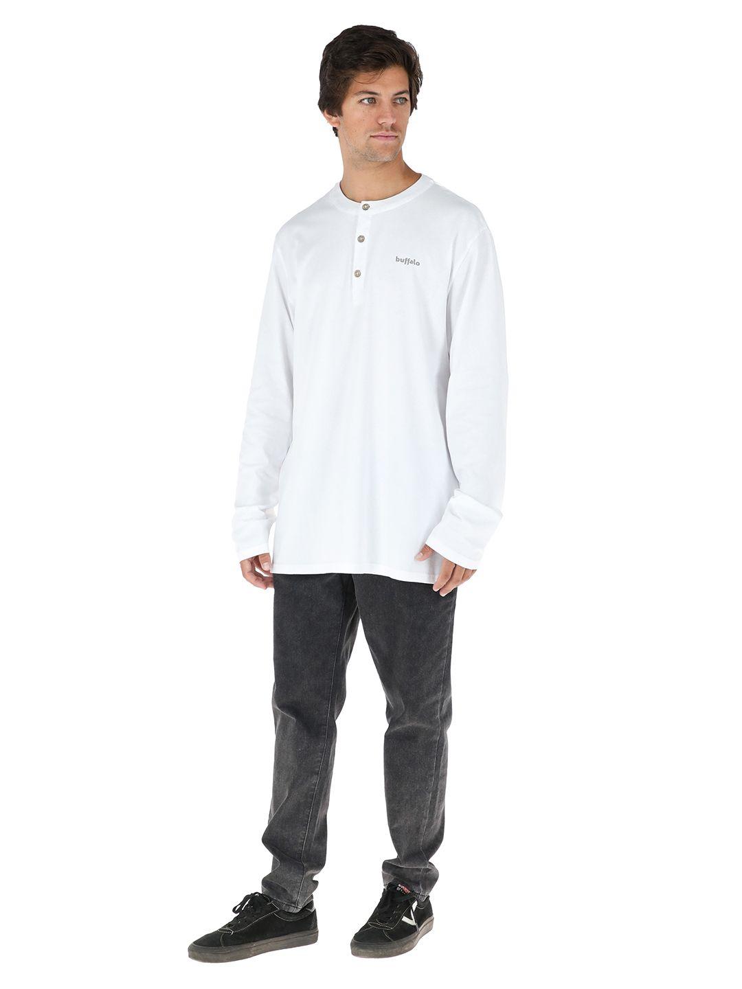 Polera Picuda Blanco Hombre-1