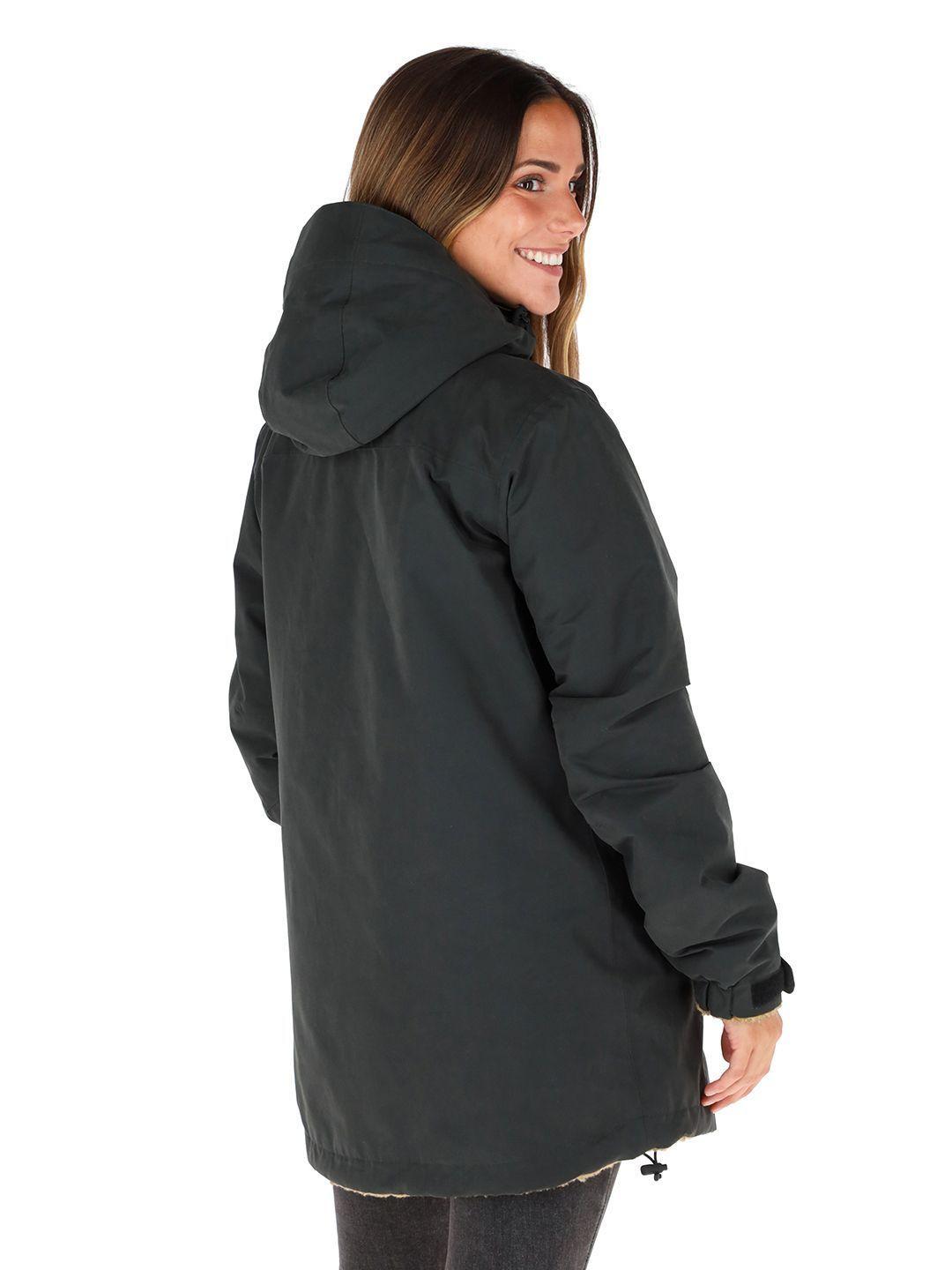 Parka Impermeable Reversible Camaleon Mujer Buffalo-2