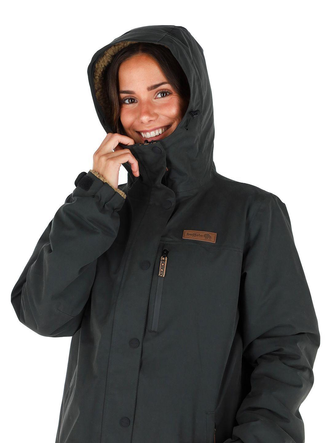 Parka Impermeable Reversible Camaleon Mujer Buffalo-3