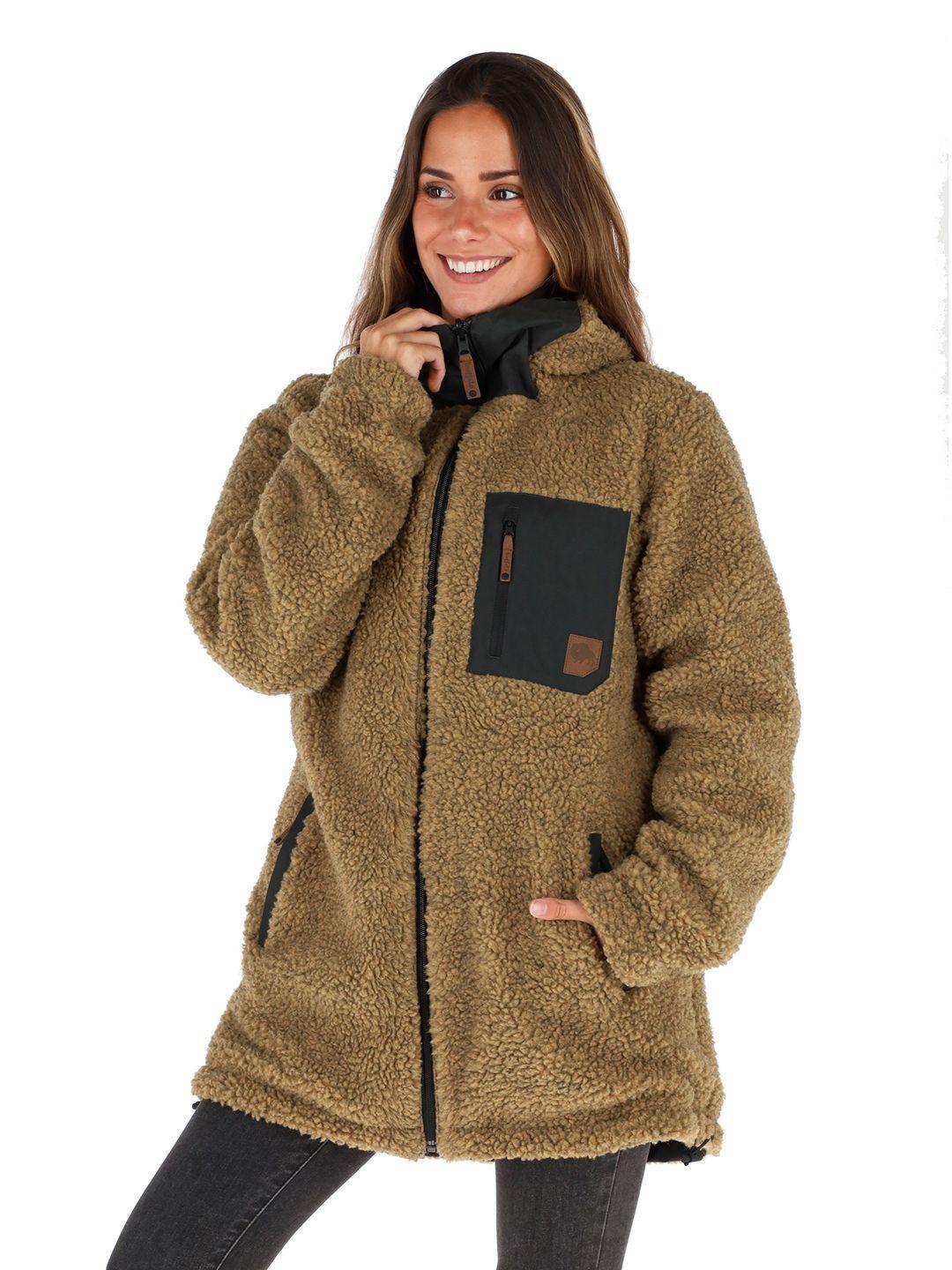 Parka Impermeable Reversible Camaleon Mujer Buffalo-4