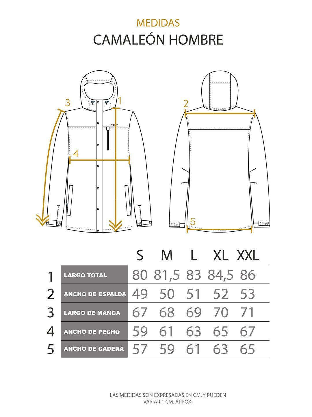 Parka Impermeable Reversible Camaleon 2 Hombre Buffalo-7