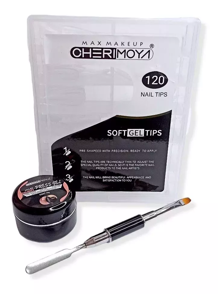 kit para uñas soft gel cherimoya -0