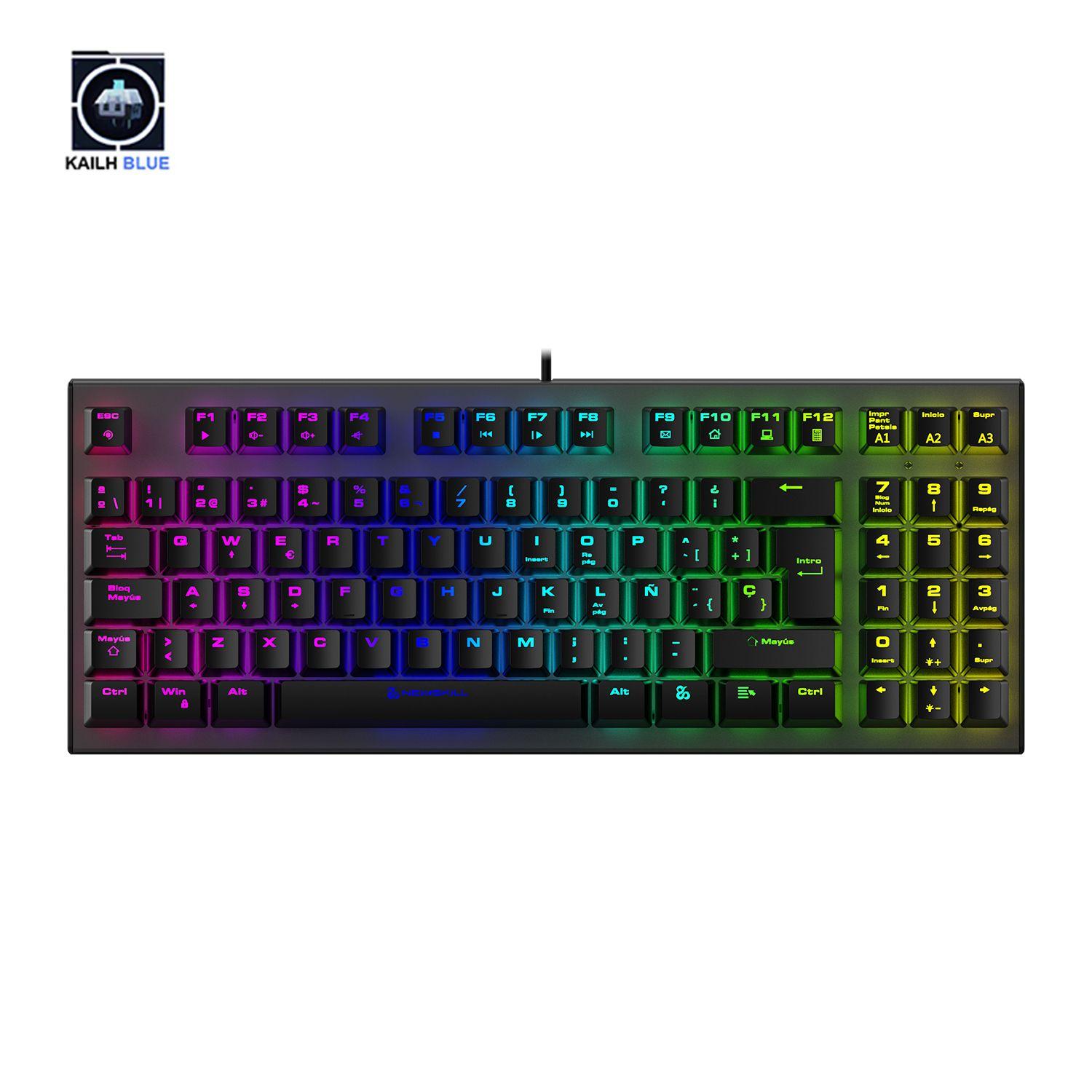 Teclado Gamer Chronos TKL Negro Switch Outemu Blue-2
