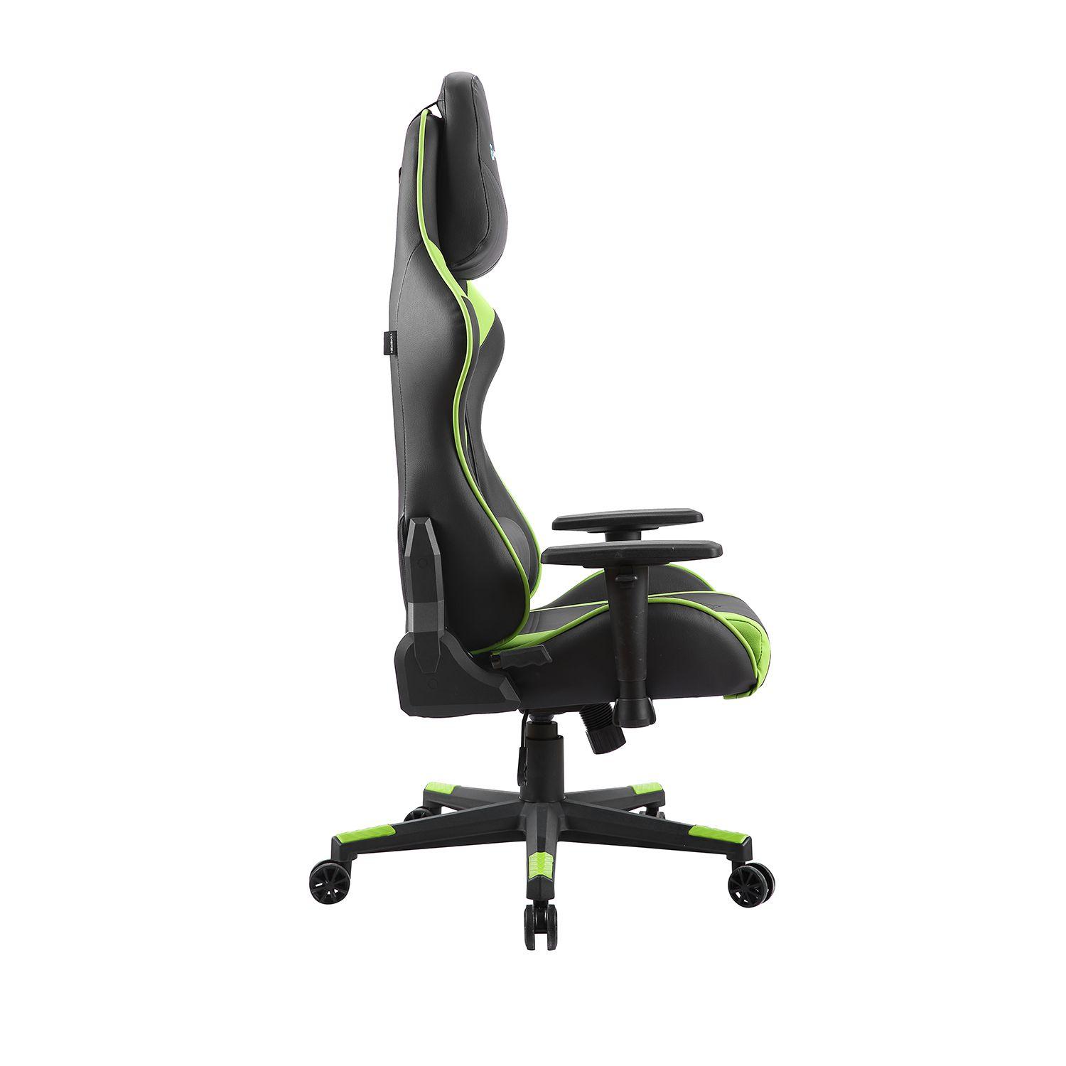 Silla Gamer Kitsune Verde/Negro-2