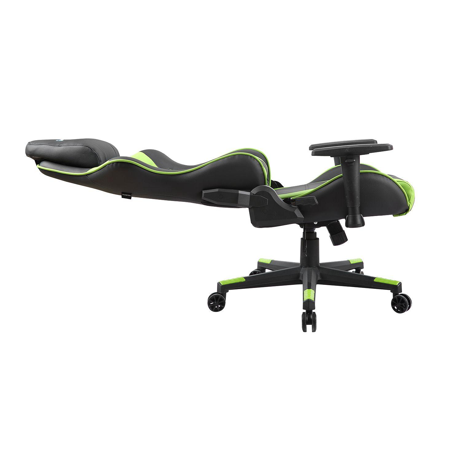 Silla Gamer Kitsune Verde/Negro-3