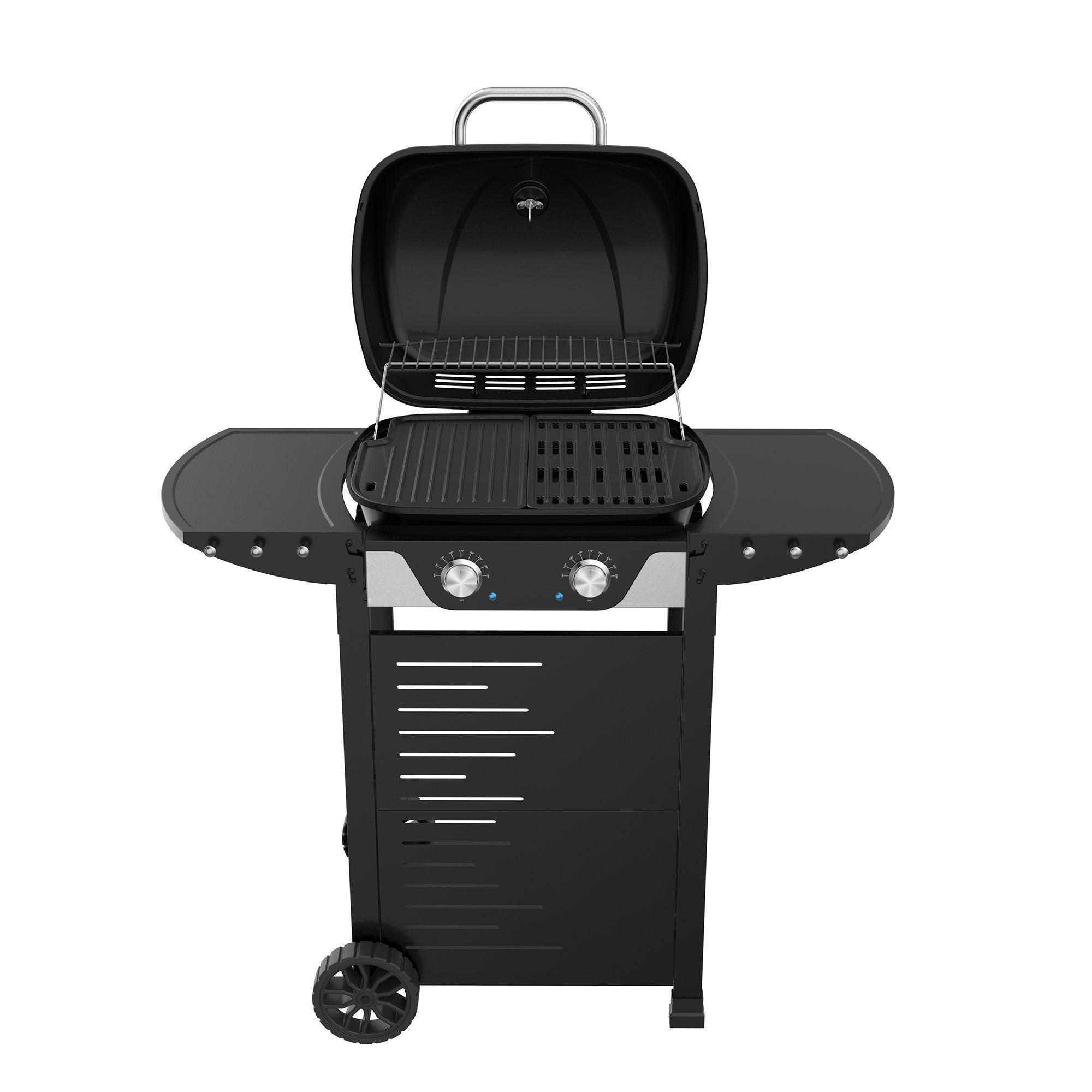 Parrilla Electrica 2 Tubos Calefactores Manhattan Black-3